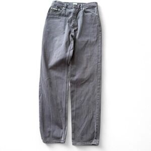 Vintage Calvin Klein Easy‎ Fit Zip Fly Gray Wash Denim Jeans